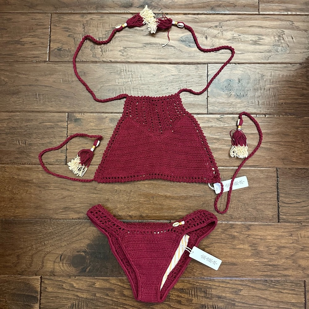 She made me crochet bikini